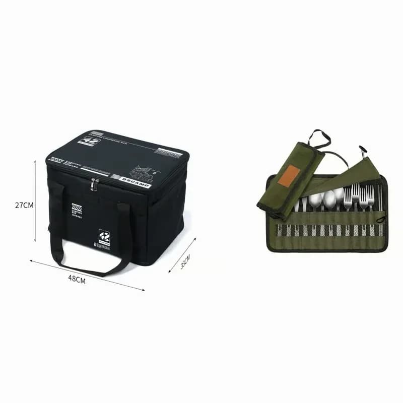 30L Waterproof Outdoor Folding Storage Bag, Khaki - View 21