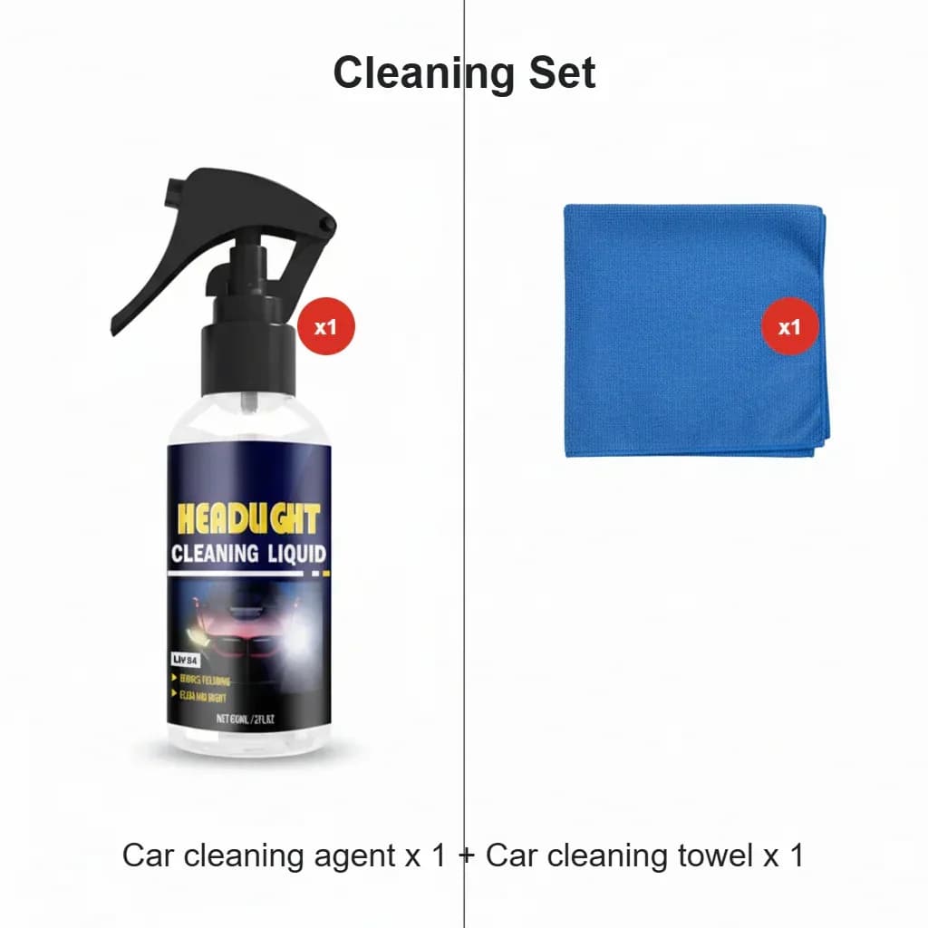 Car Headlight Cleaning and Restoration Agent - View 9