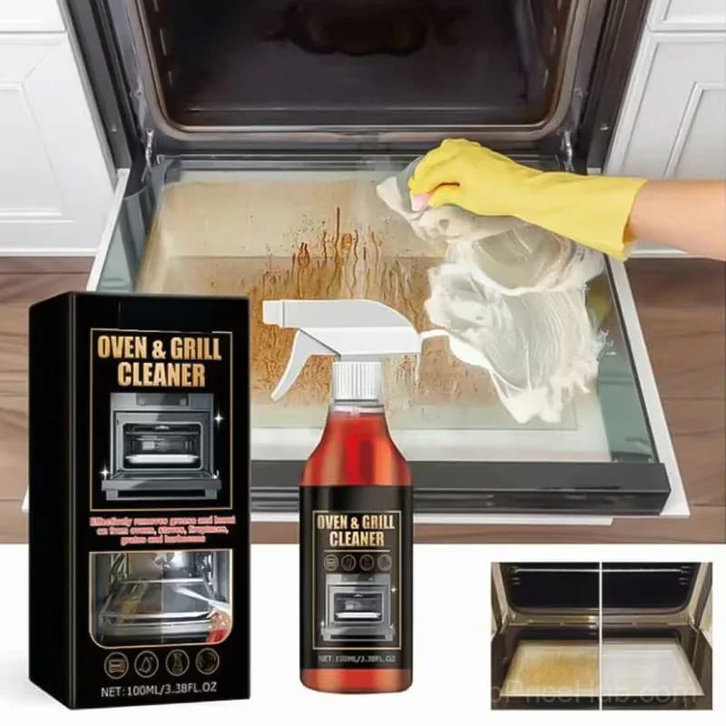 Oven & Grill Cleaner Spray – Dissolves Grease in 5 Minutes - View 1
