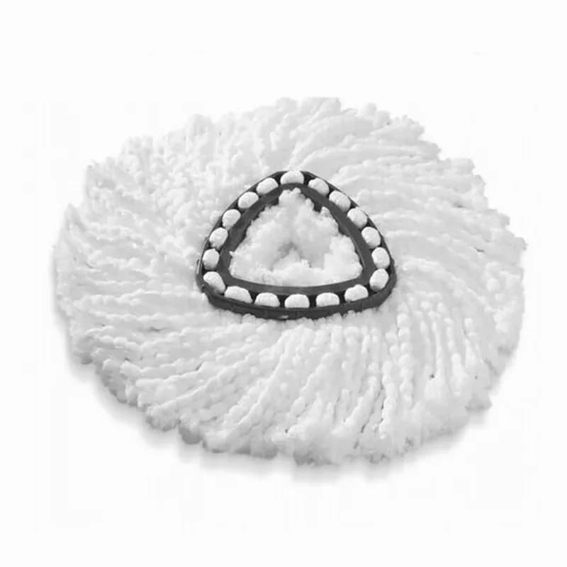 Triangular Rotating Floor Mop Head Brush, White - View 1