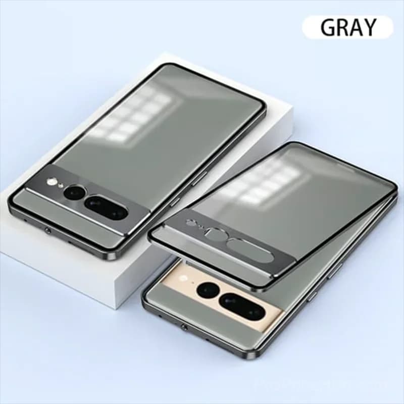 Pixel 10 Magnetic Aluminum Frame Phone Case, Black - View 9