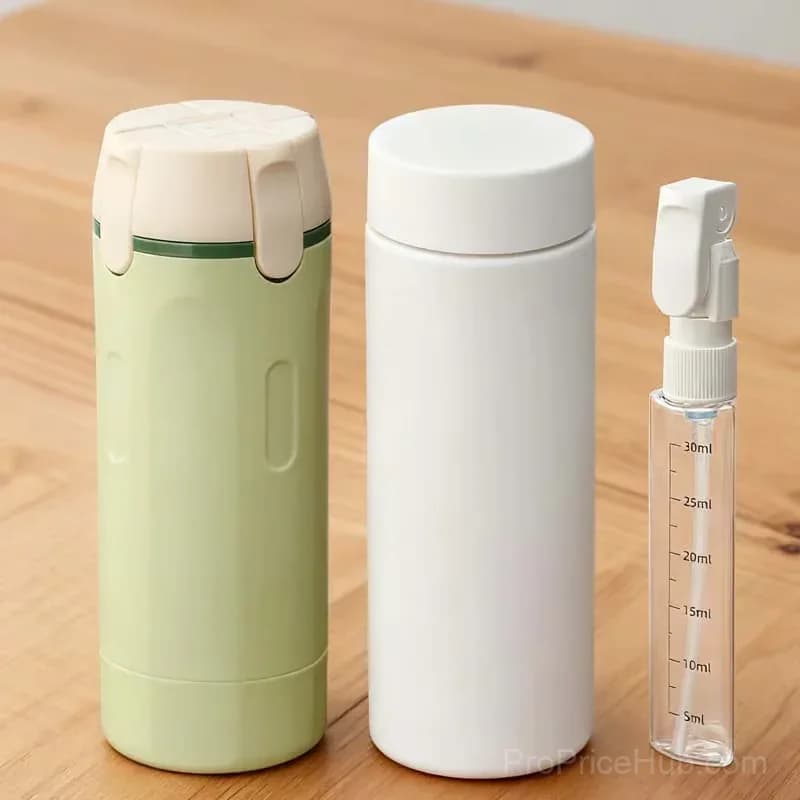 4-in-1 Refillable Travel Toiletry Dispenser, Green, No Bag - View 10