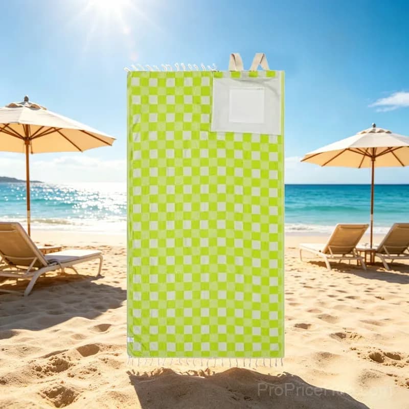 2-in-1 Convertible Beach Towel Bag, Style A - View 3