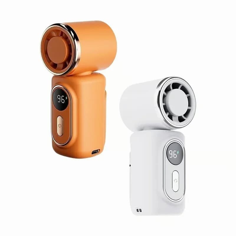 Mini Portable Handheld Clip-On Fan, Black - View 8