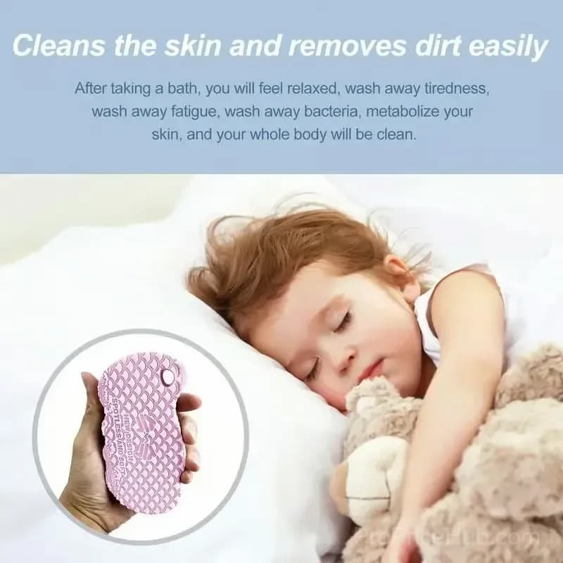 Exfoliating Bath Sponge - Body Scrubber - View 4