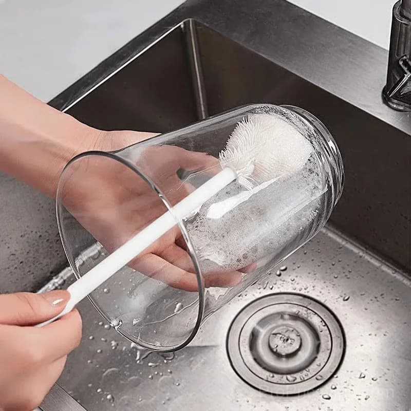 Soft Bristle Silicone Cup Cleaning Brush, 1 Pack - View 1