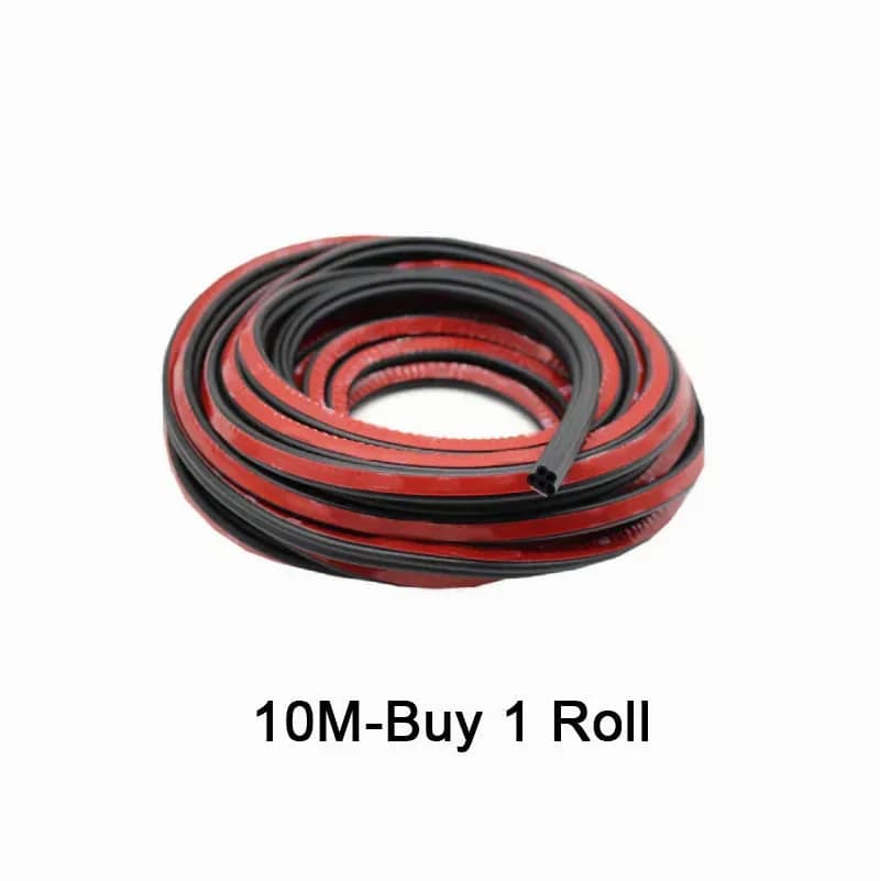 Car Noise Reduction Dustproof Rubber Seal Strip, 5M Roll - View 9