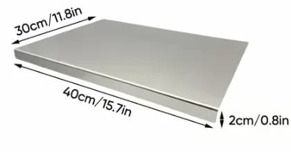 Stainless Steel Kitchen Cutting Board, 30 Depth x 40 Length - View 1