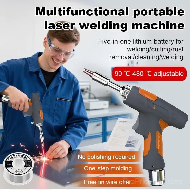 5-in-1 Portable Laser Welding Machine, Adjustable 90-480℃ - View 1