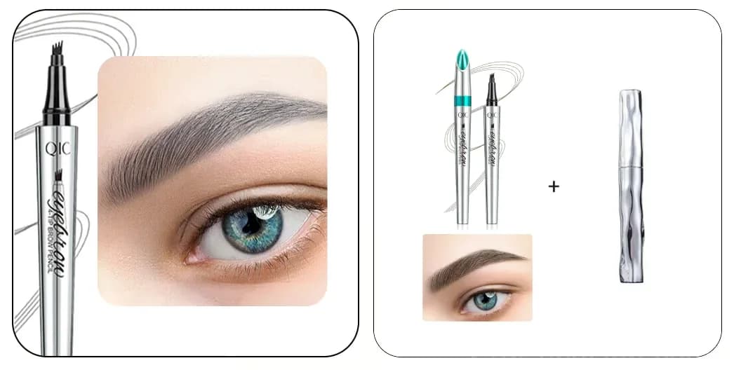 3D Waterproof Eyebrow Pencil, Light Brown, 2-Pack - View 59
