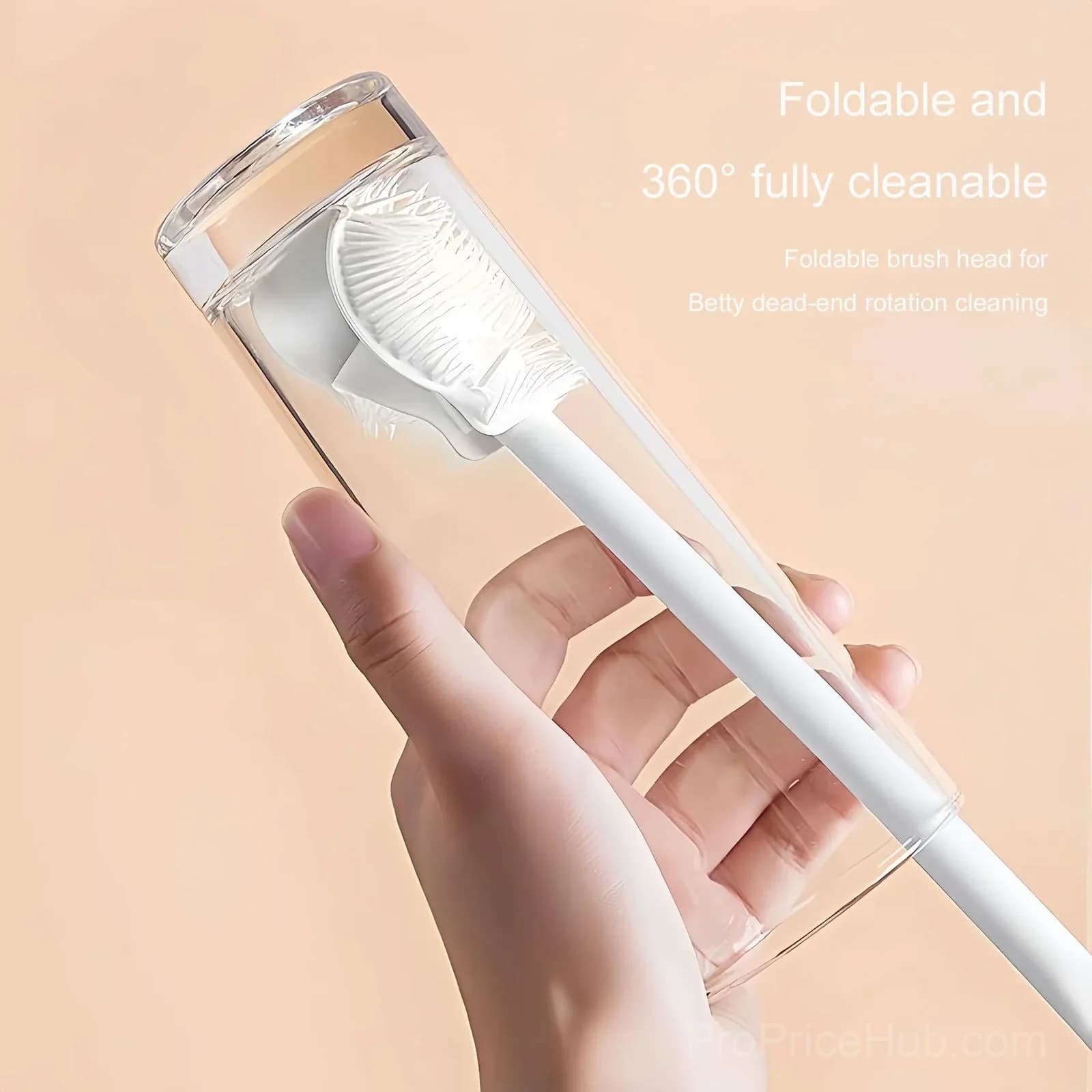 Soft Bristle Silicone Cup Cleaning Brush, 1 Pack - View 2