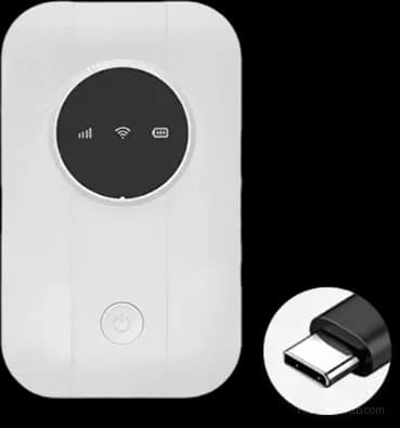 Portable 4G WiFi Router Set with Type-C Port - View 1