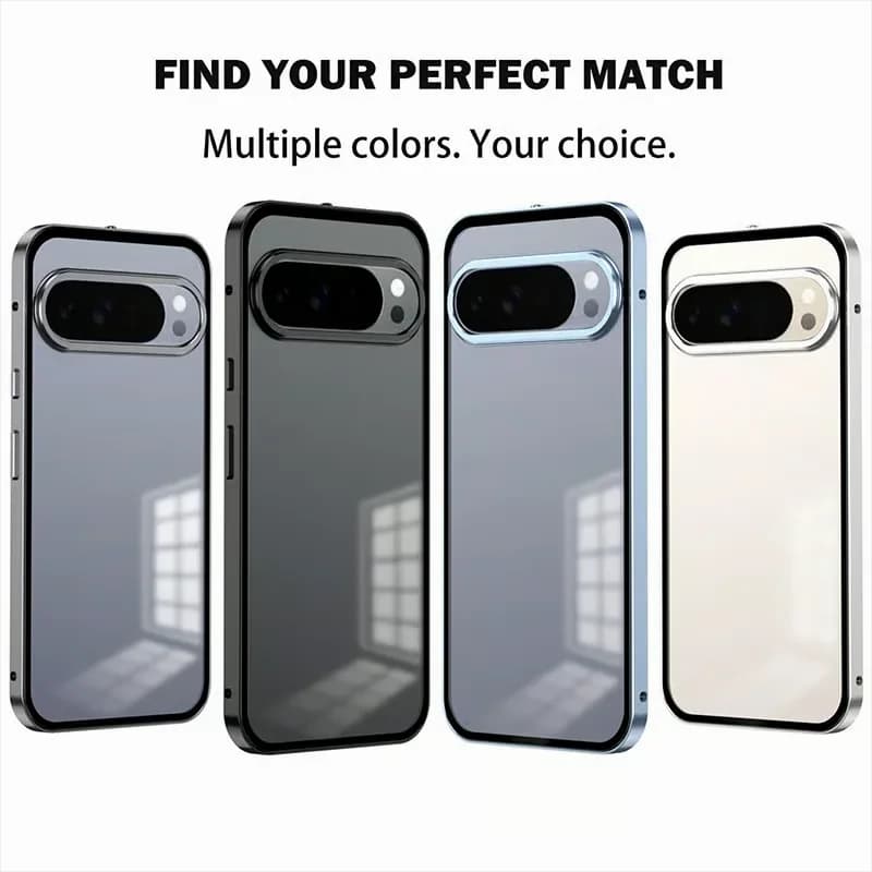 Pixel 10 Magnetic Aluminum Frame Phone Case, Black - View 2