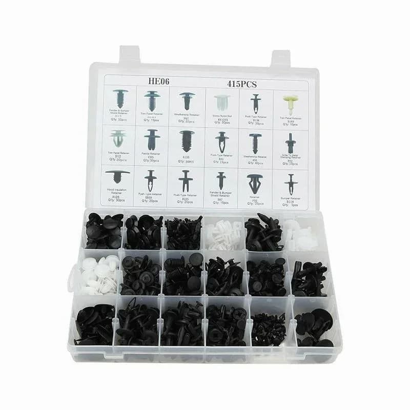 630-Piece Universal Automotive Clip and Fastener Assortment - View 14