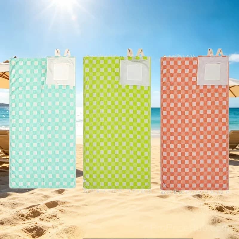 2-in-1 Convertible Beach Towel Bag, Style A - View 4