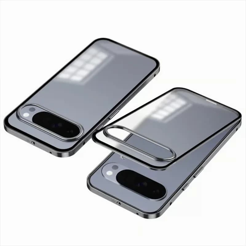 Pixel 10 Magnetic Aluminum Frame Phone Case, Black - View 15
