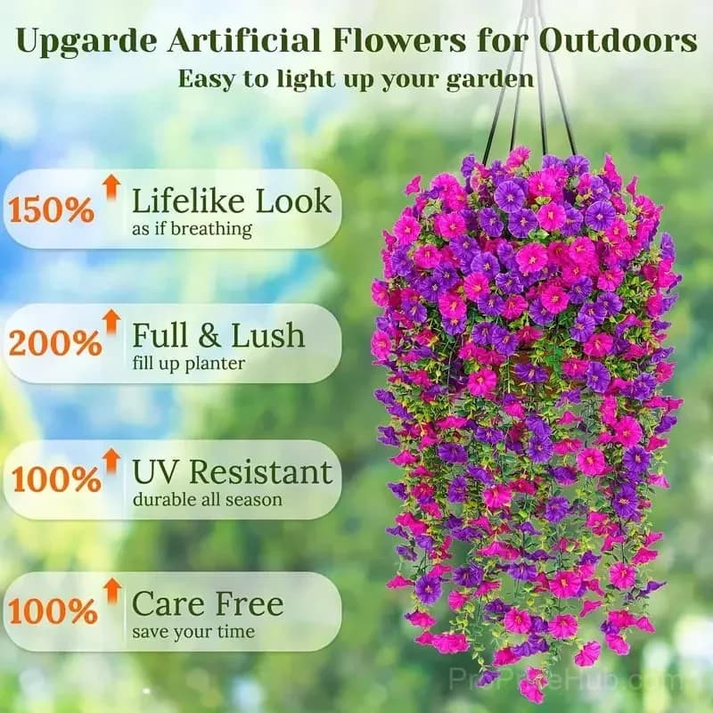 Artificial Flower for Home, Garden, Porch & Window Box - View 7