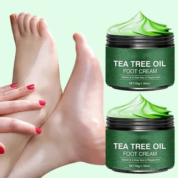 Soothing Aloe Vera & Tea Tree Foot Moisturizer, 2-Pack - View 3
