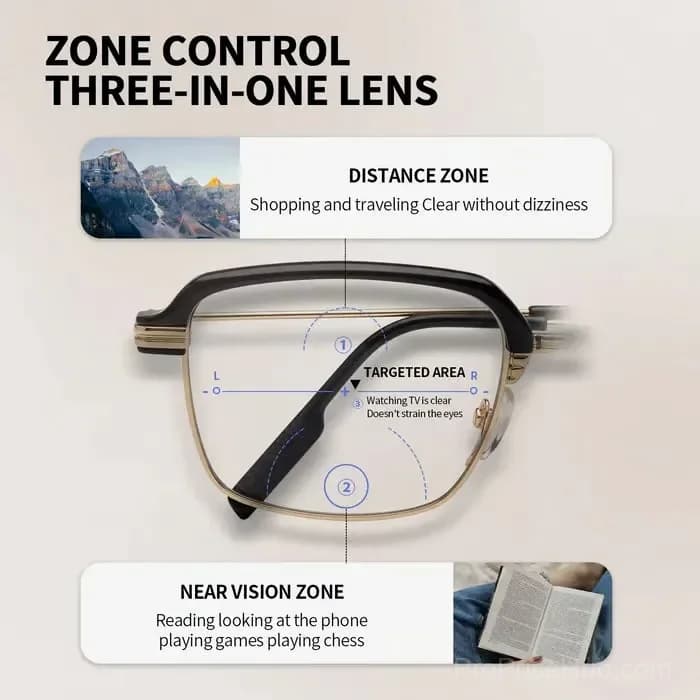 Auto-Adjusting High-Definition Reading Glasses - View 15