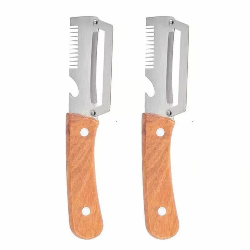 Stainless Steel Fruit Peeler & Julienne Cutter Combo Set - View 4