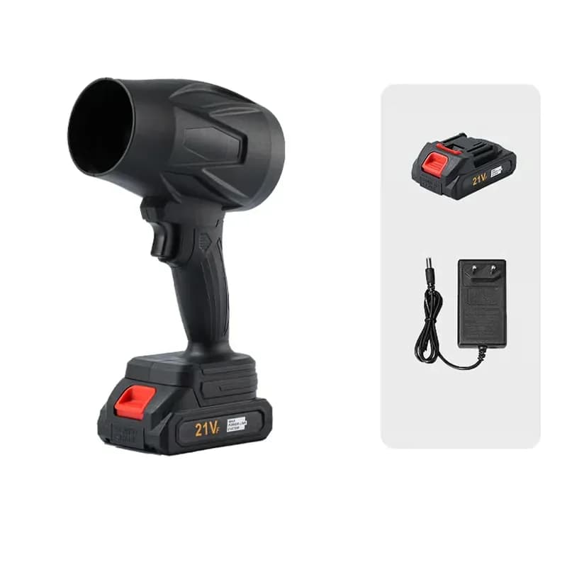 Handheld Electric Car Snow Blower Fan with Battery & Charger - View 1