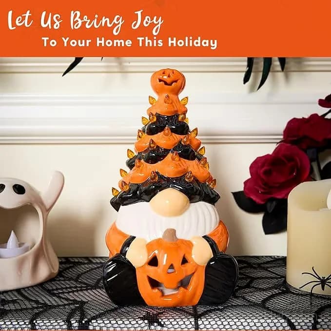 Halloween Lighted Dwarf Decorative Figurine - View 6