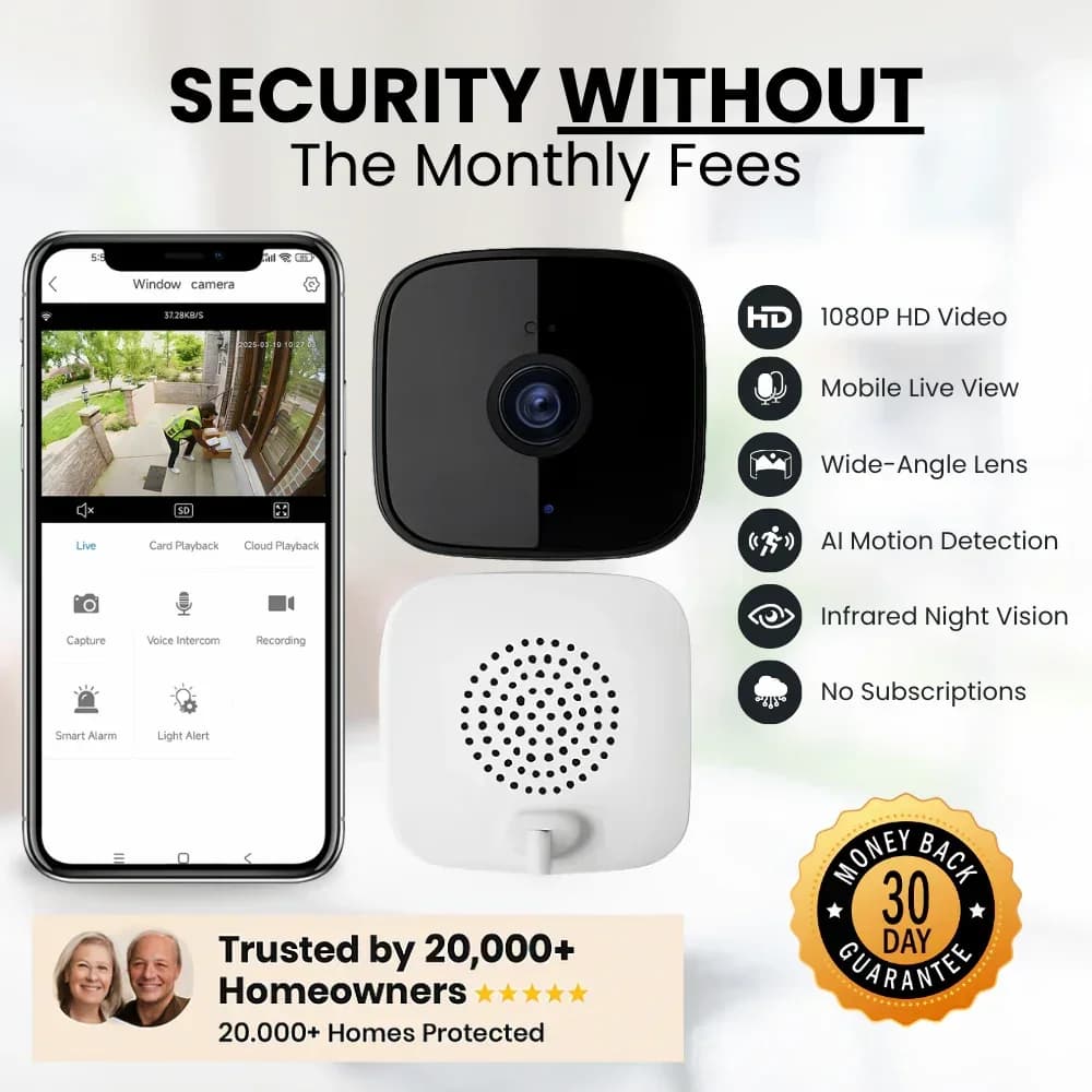 Indoor Window Security Camera - View 1