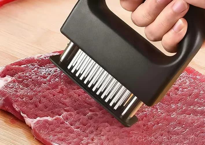 Professional Spring-Loaded Meat Tenderizer - View 1