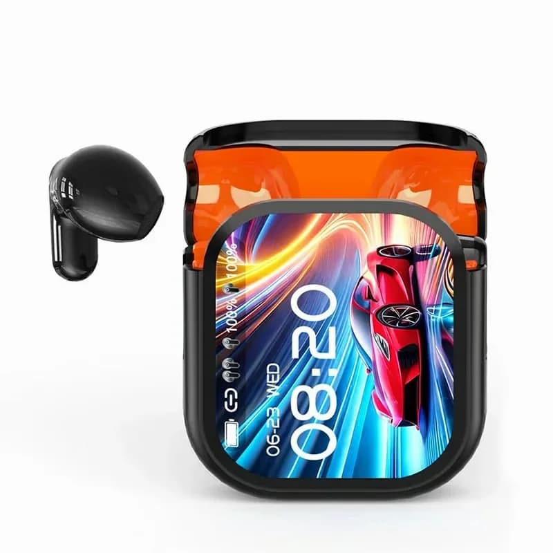 AI Translation Headphones, Black - View 1