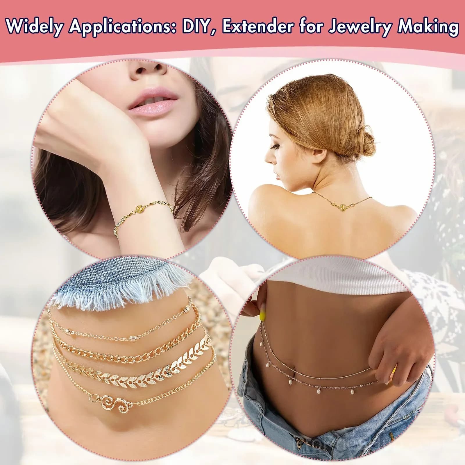 Magnetic Necklace Clasps and Closures, Mixed Set, 12 Pcs - View 6