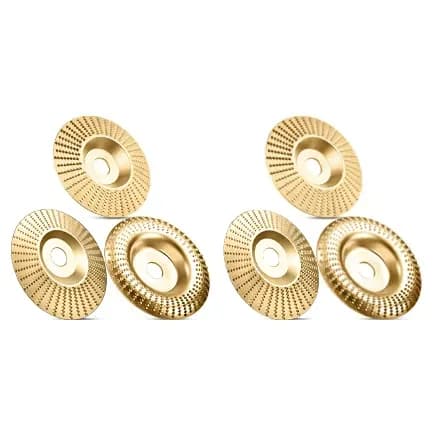 Multifunctional 100mm Gold Buffing Disc Pads, 3-Piece Set - View 4