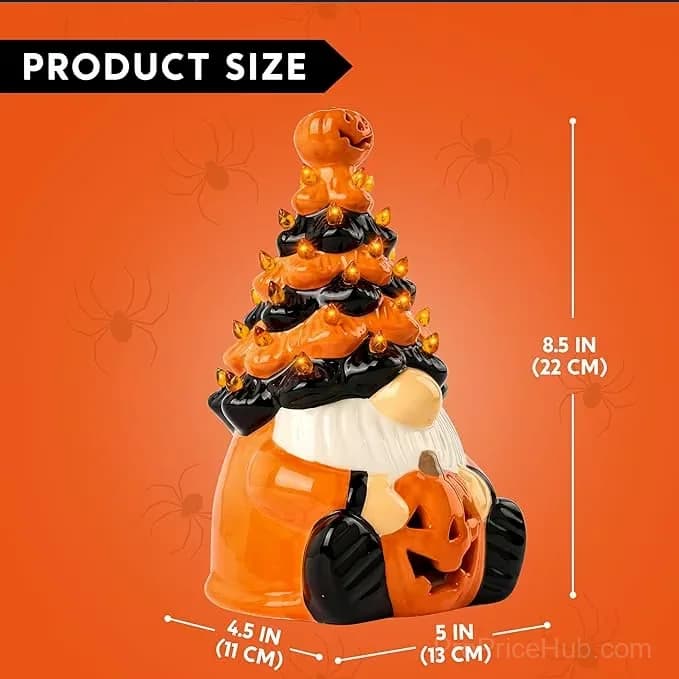 Halloween Lighted Dwarf Decorative Figurine - View 5