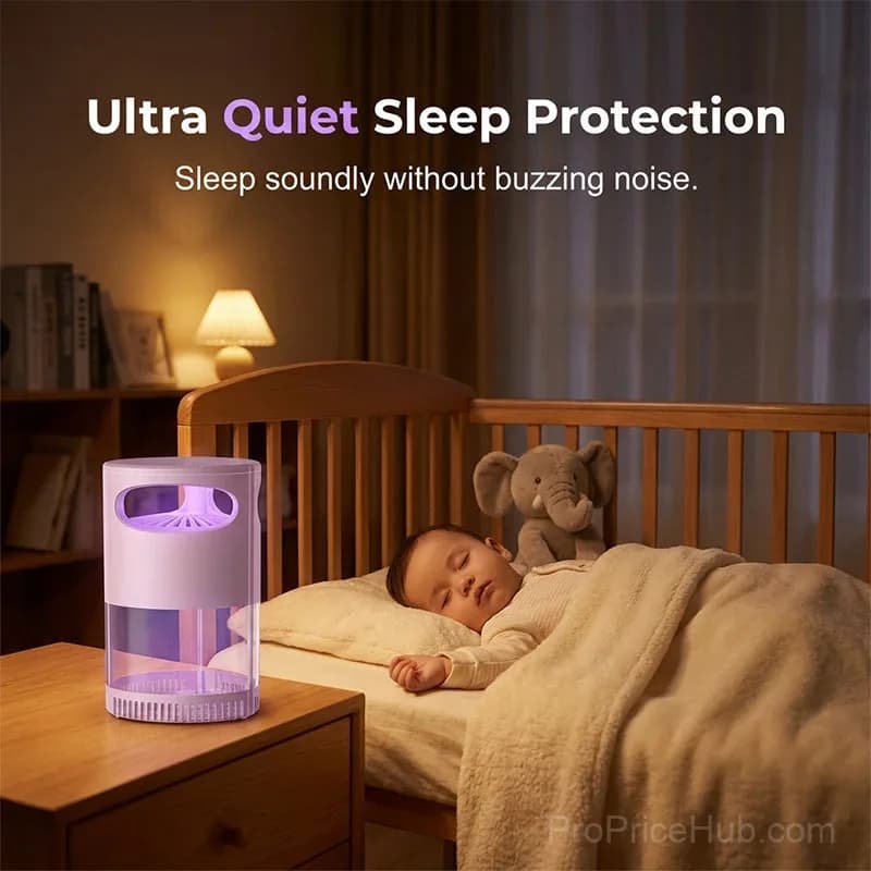 UV Mosquito Killer Lamp – USB, Quiet, Chemical-Free Indoor Trap - View 1