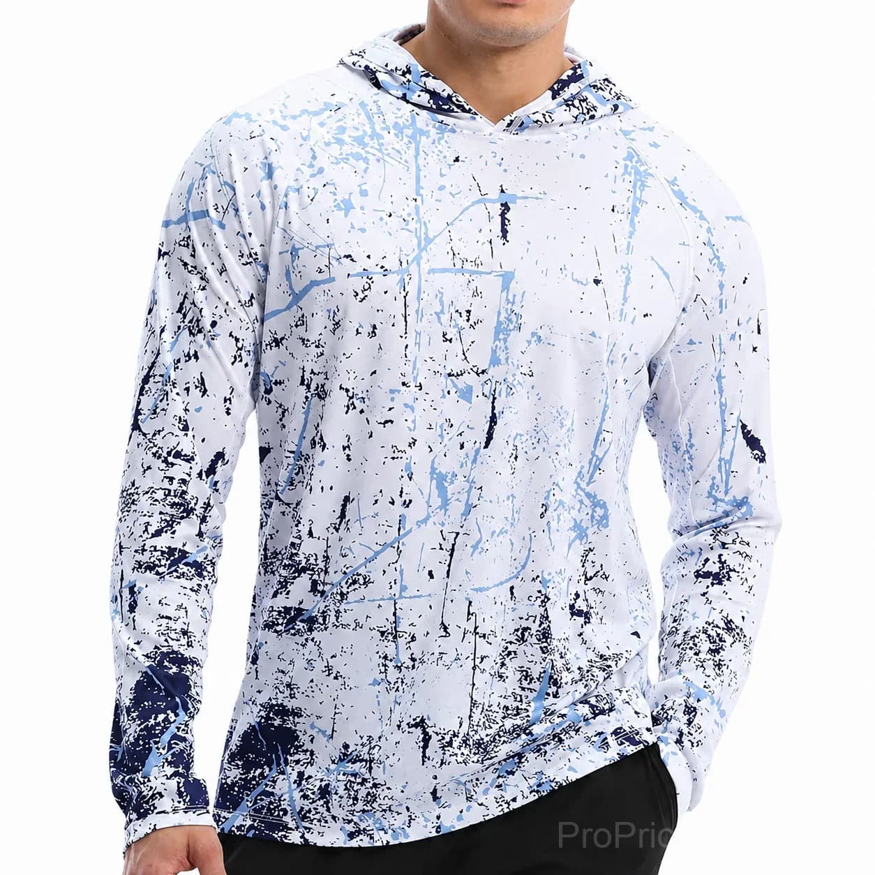 Men's UPF 50+ Swim & Outdoor Sun Hoodie - View 5