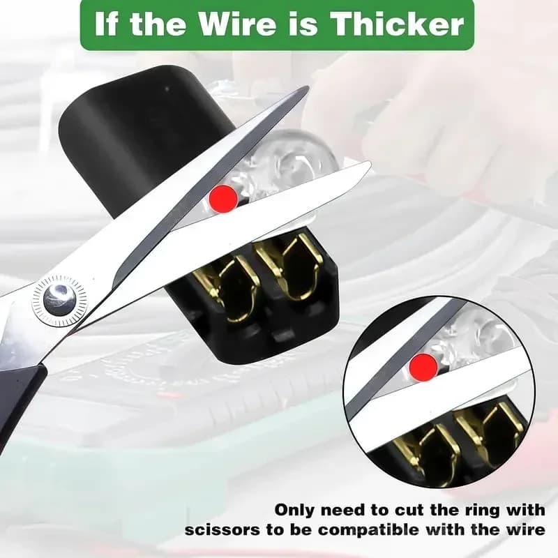 Double-Wire 2-Pin LED Light Strip Plug-in Connector - View 4