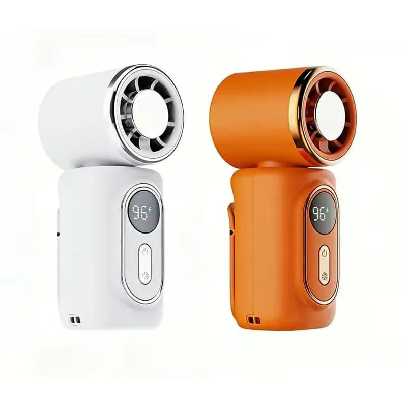 Mini Portable Handheld Clip-On Fan, Black - View 10