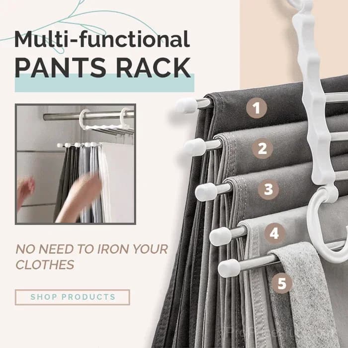 Multi-Functional Pants Rack - View 3