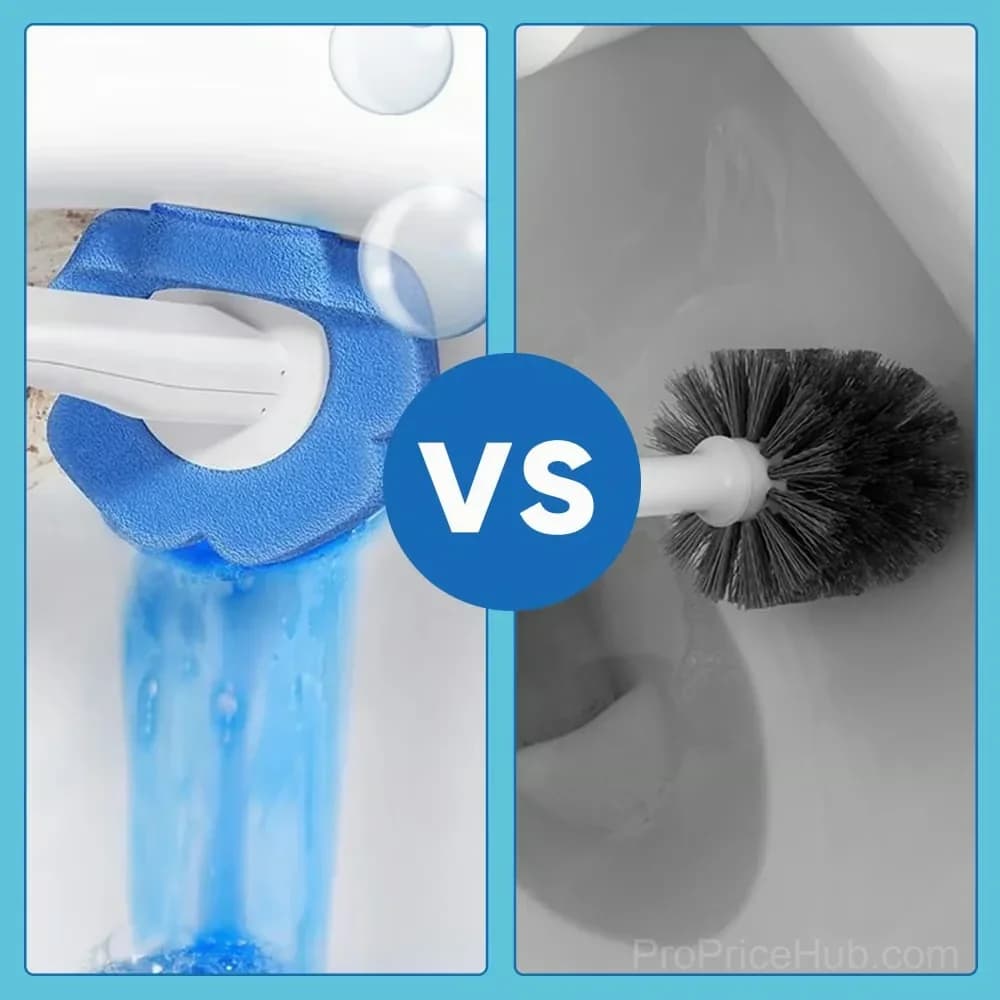 Disposable Toilet Cleaning Brush, 10-Pack Hygienic Mess-Free Heads - View 8