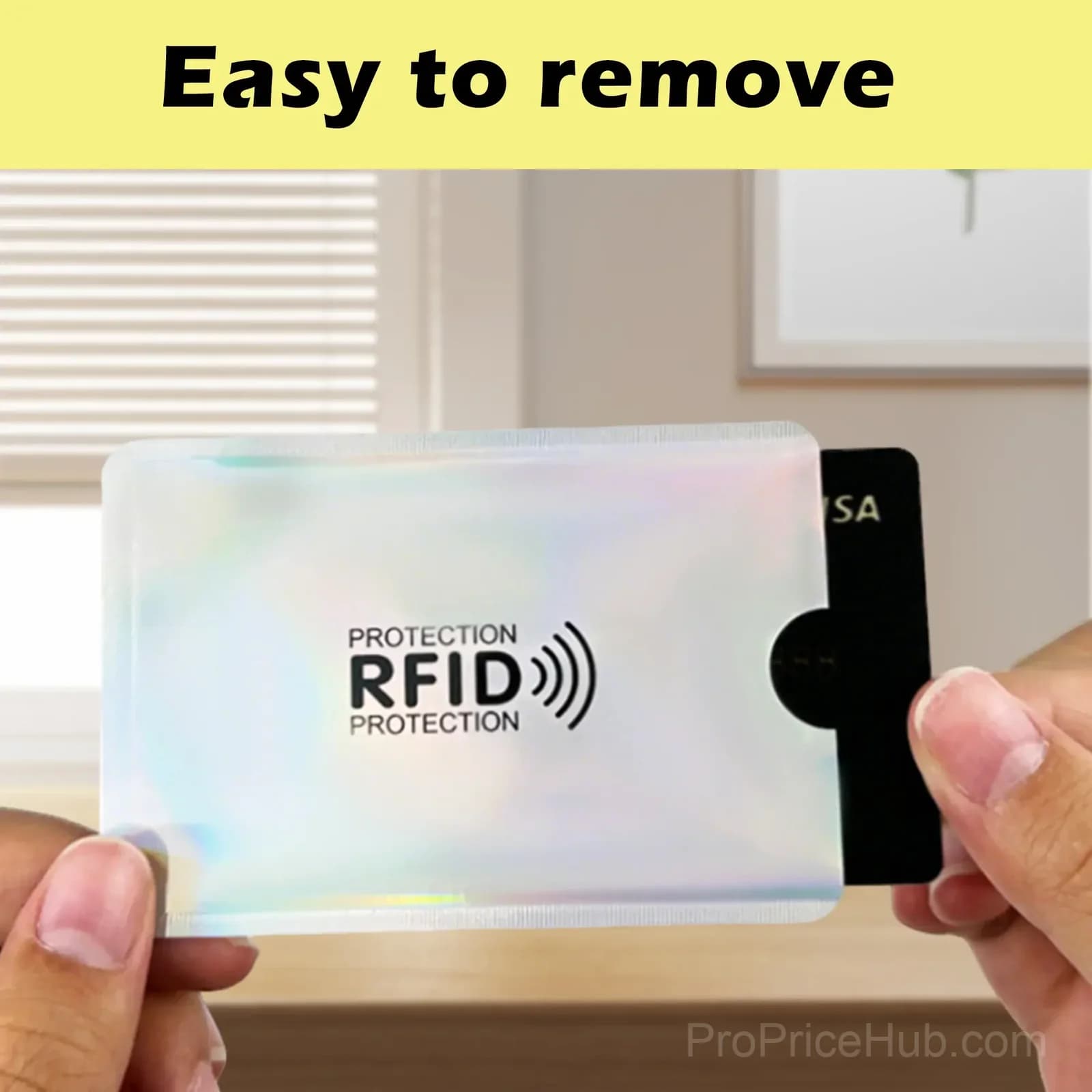 RFID Blocking Sleeves for Credit Cards - 8 Pack - View 4
