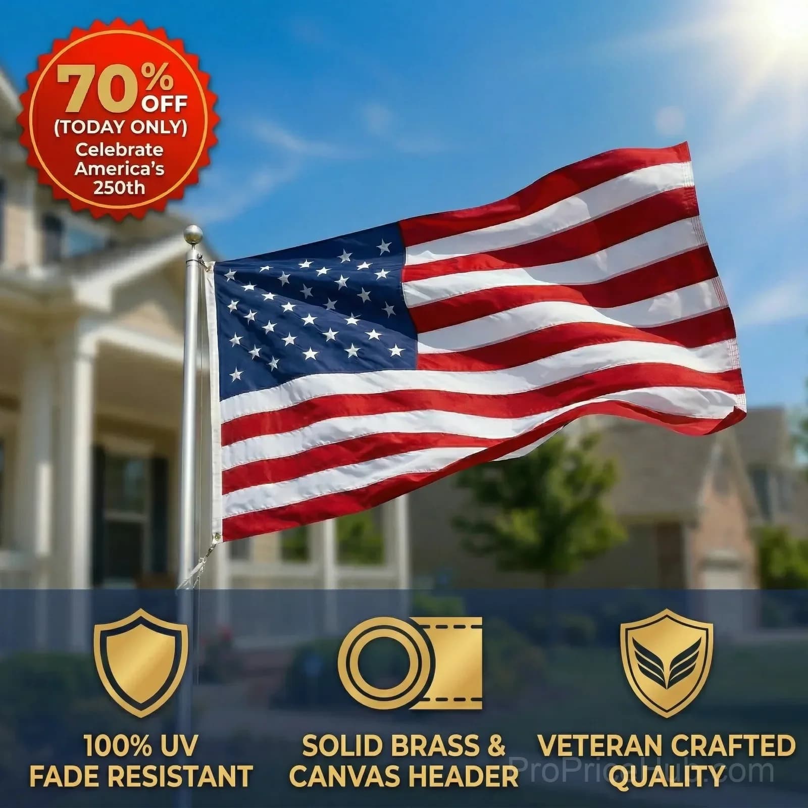 American Flag – Celebrate 250 Years of Freedom - View 1