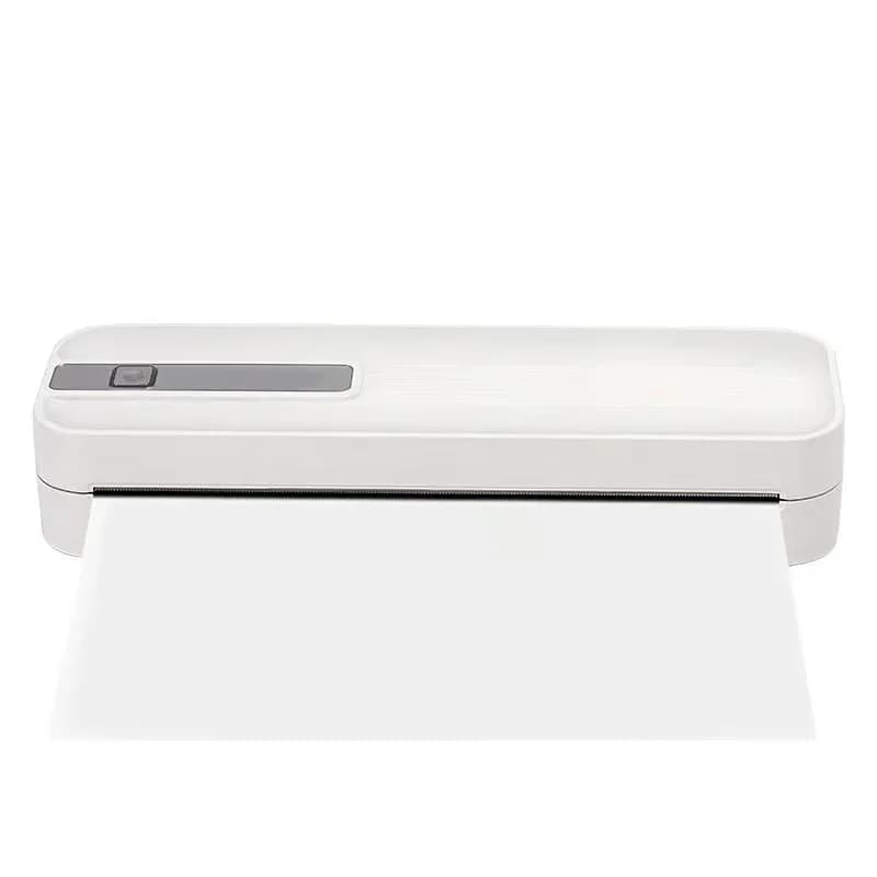 Portable Bluetooth Thermal Printer, White - View 1